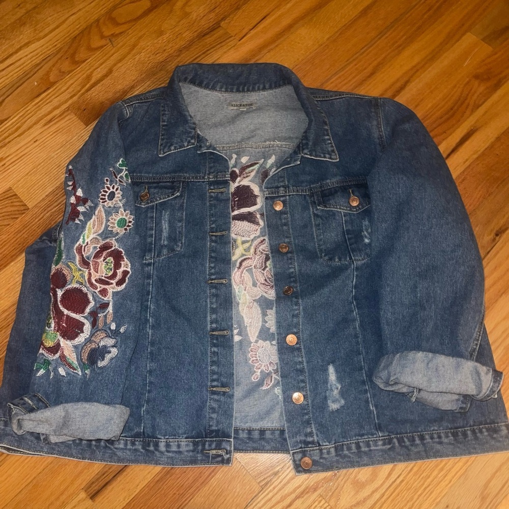 Embroidered Denim Jacket